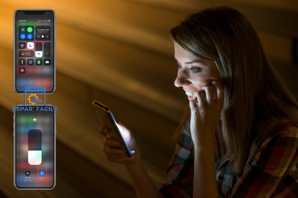Quel est la raison de la baisse de luminosité de mon IPhone ?