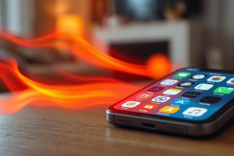 mon iphone chauffe