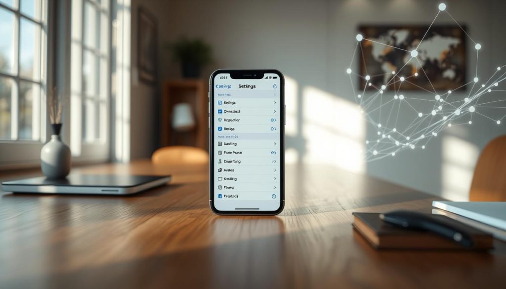 Réinitialisation des paramètres iPhone