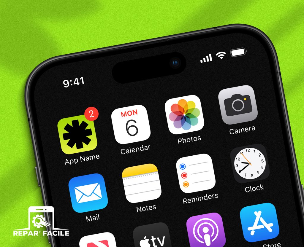 Où se trouve l'application paramètre sur iPhone