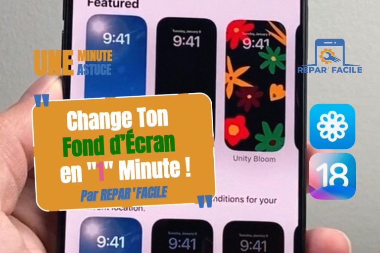 Comment Changer le Fond d'Écran sur iPhone (iOS 18) - Guide Complet
