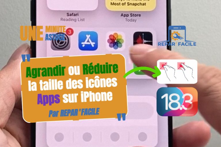 Comment Modifier la Taille des Icônes d'Applications sur iPhone