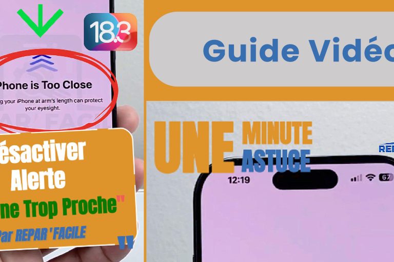 "L’iPhone est trop proche" : Pourquoi ce message s’affiche et comment le désactiver