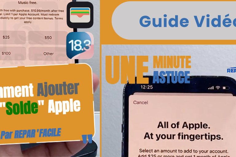 Comment Ajouter un Solde Apple dans l’Application Wallet 💳