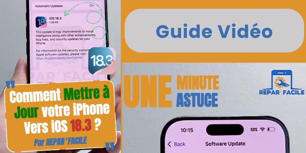 Comment fait la mise a jour de son iPhone vers iOS 18.3 (version officielle)