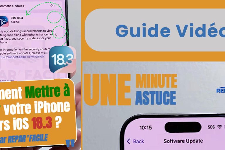 Comment fait la mise a jour de son iPhone vers iOS 18.3 (version officielle)