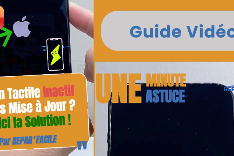 🛠️ Écran tactile qui ne fonctionne plus après une mise à jour iOS ? Voici comment le réparer !