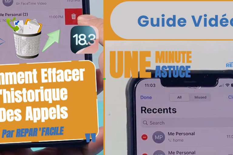 Comment Effacer l’Historique des Appels sur iPhone : Guide Simple et Rapide 📱🗑️