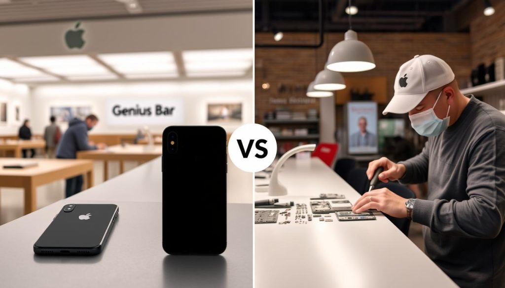 Comparaison réparation iPhone