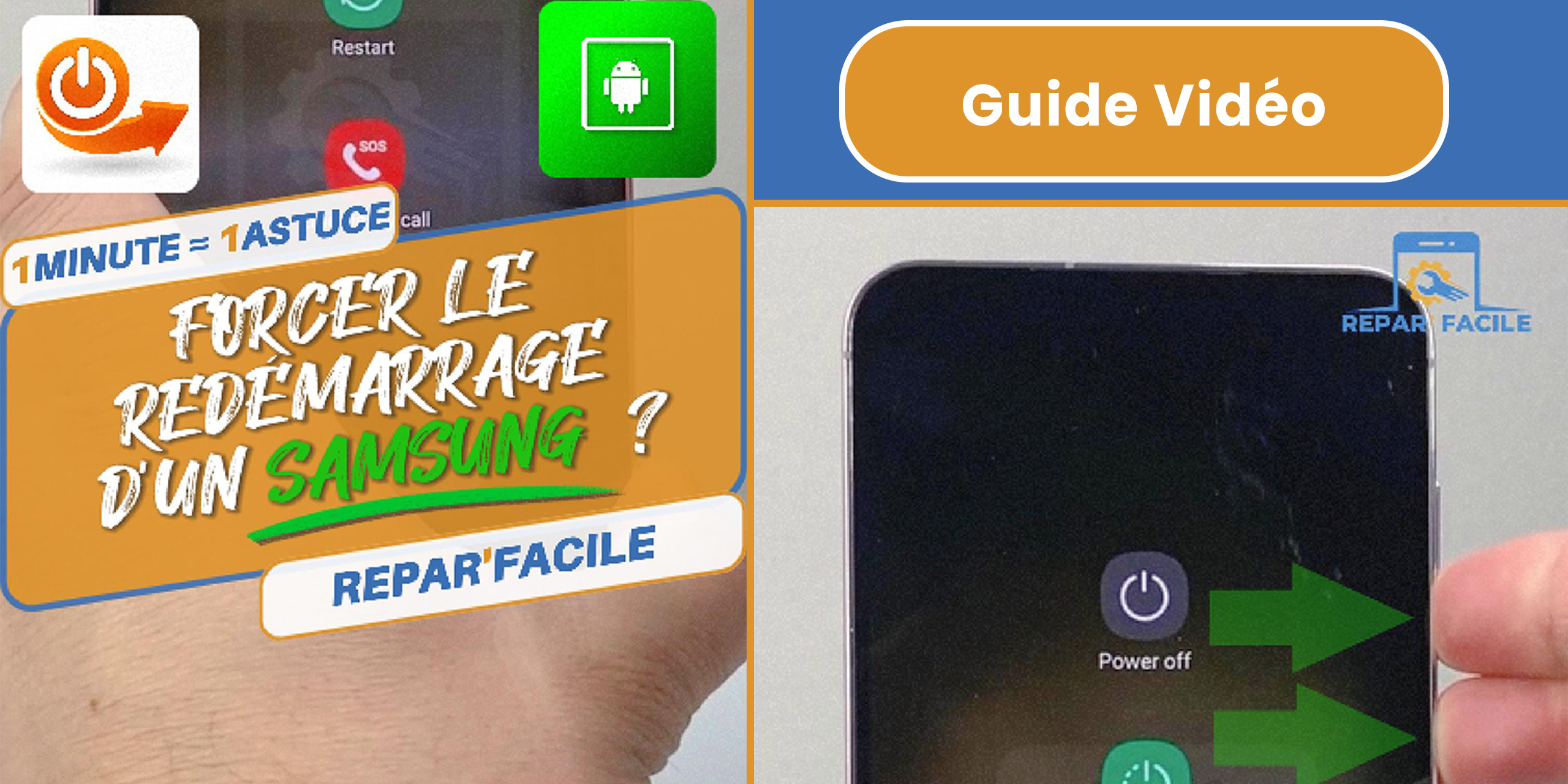 Forcer le redémarrage Samsung Comment Forcer le Redémarrage d’un Samsung - Tutoriel Facile