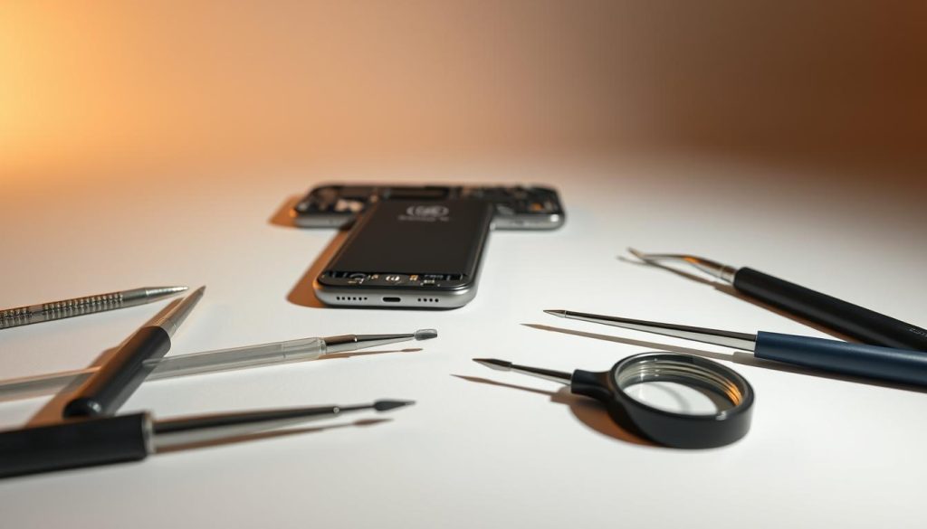 Outils remplacement batterie iPhone