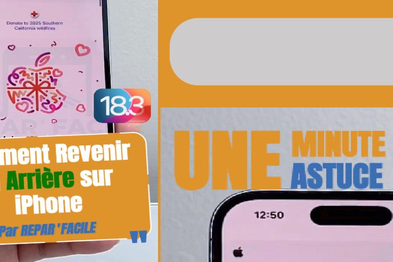 Revenir en arrière sur iPhone : Le guide simple pour débutants