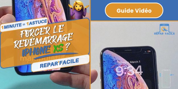 Tutoriel redémarrage forcé iPhone XS - Astuce rapide et efficace