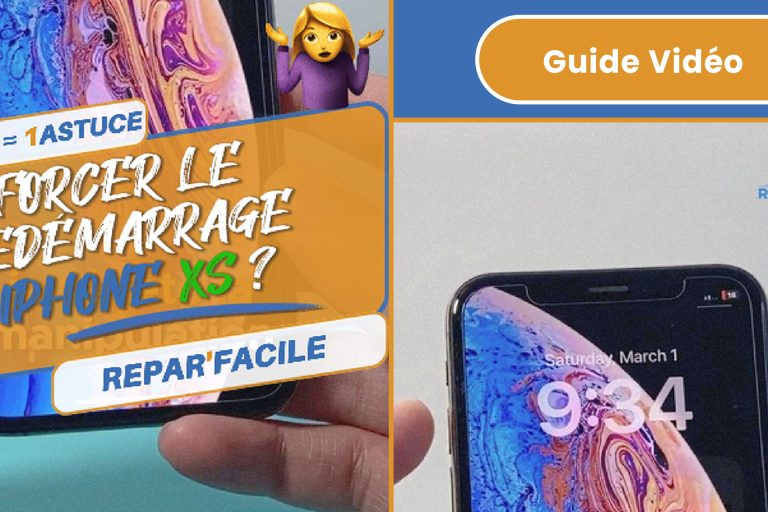 Tutoriel redémarrage forcé iPhone XS - Astuce rapide et efficace