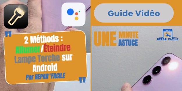 Comment allumer ou éteindre la lampe torche sur un téléphone Android
