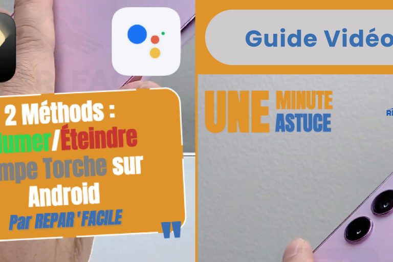 Comment allumer ou éteindre la lampe torche sur un téléphone Android