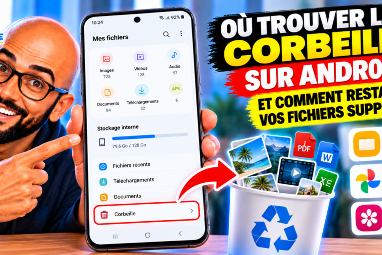 où trouver la corbeille sur Android Où Trouver la Corbeille sur Android et Comment Restaurer Vos Fichiers Supprimés