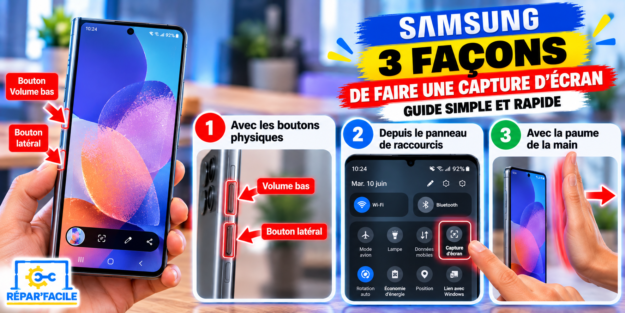 Comment Faire une Capture d’Écran sur Samsung