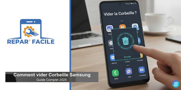comment vider corbeille samsung