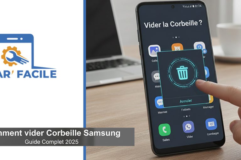 comment vider corbeille samsung