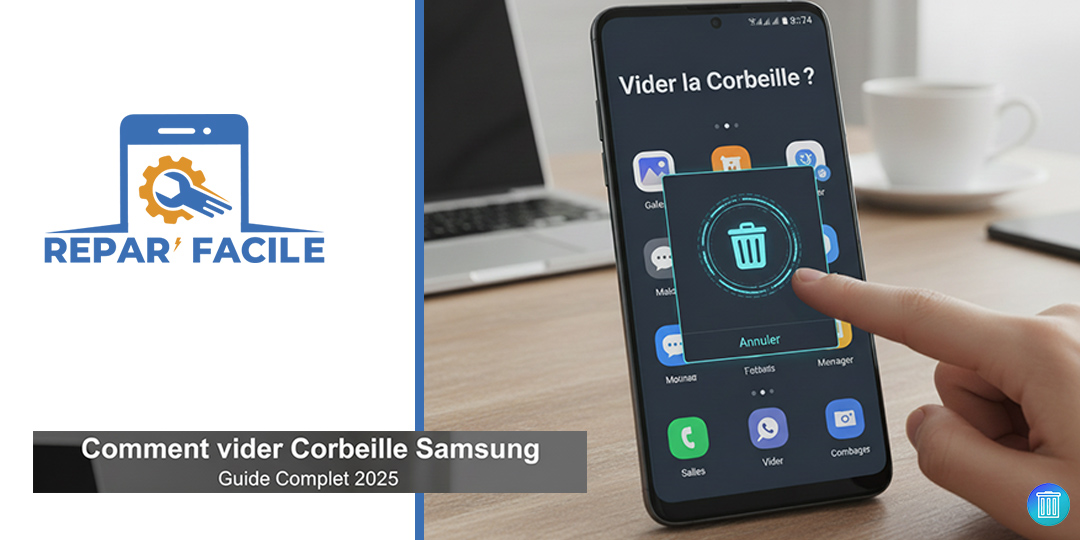 comment vider corbeille samsung