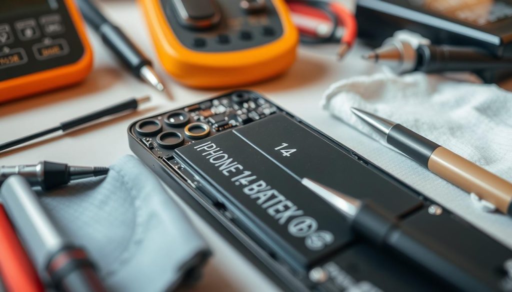 Changement batterie iPhone 14 par des experts Apple
