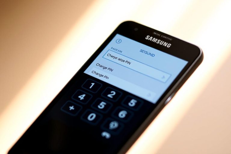 comment changer code pin samsung