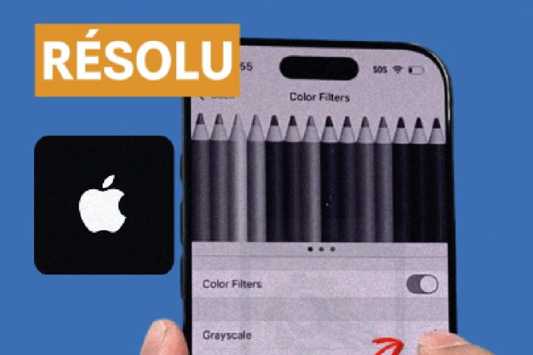 Comment Mettre son iPhone en Noir et Blanc (Mode Grayscale iOS)