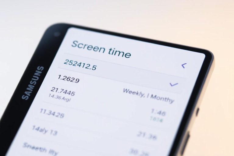 comment savoir le temps passé sur son téléphone Samsung