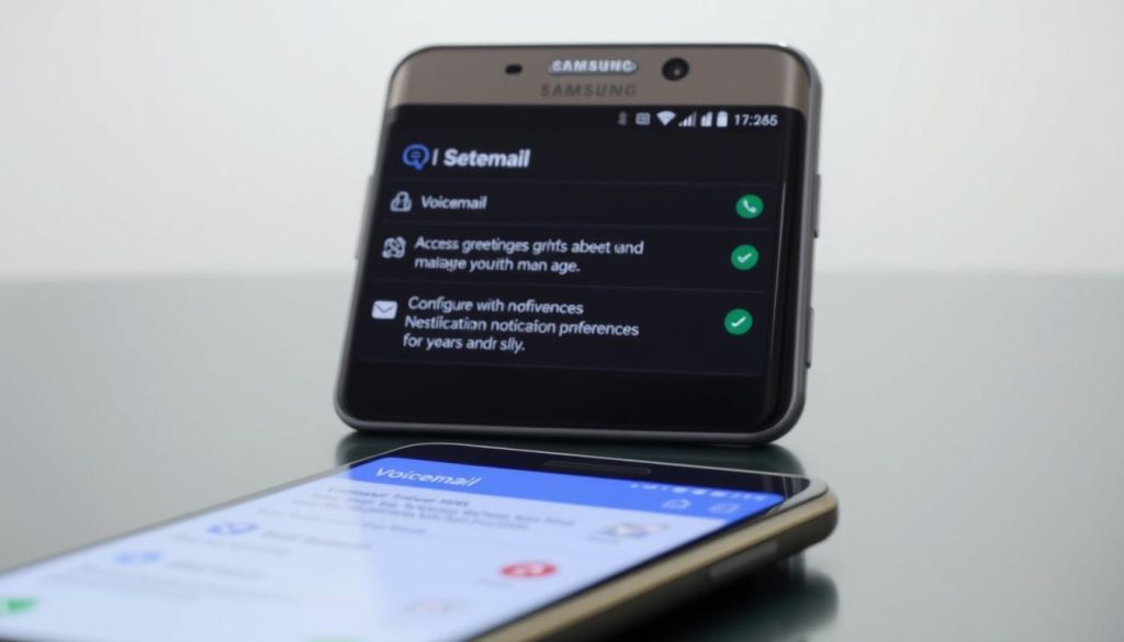 Configuration messagerie visuelle Samsung Configuration messagerie visuelle Samsung