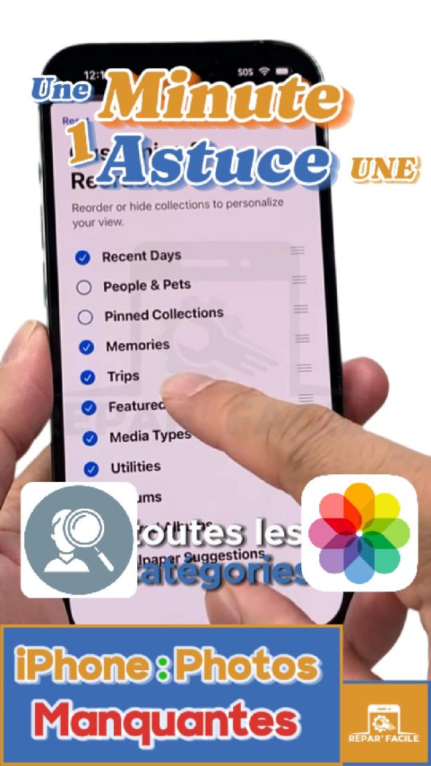 Retrouver des photos supprimées ou cachées sur iPhone (iOS 18) - Guide complet