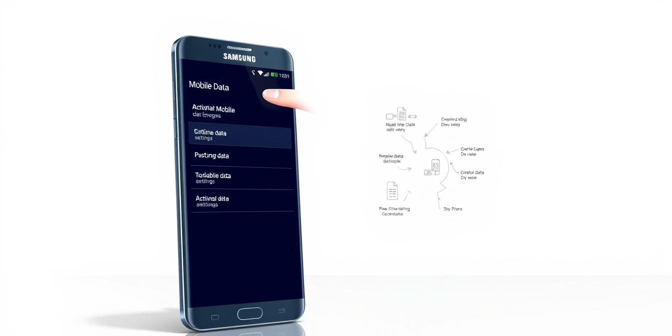 comment activer les données mobile sur samsung