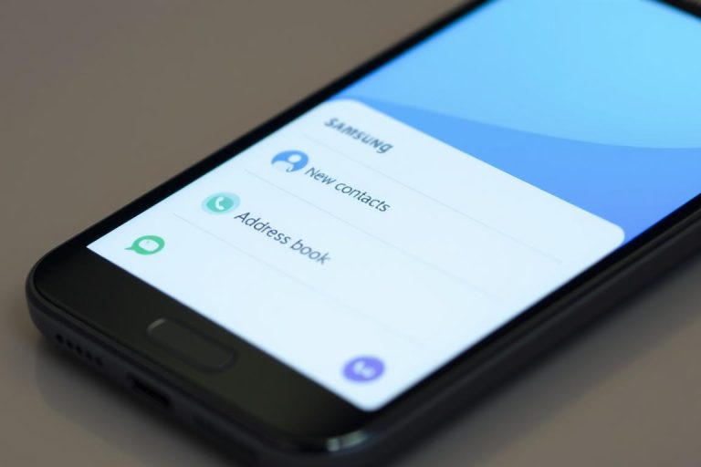 comment ajouter un contact sur telephone samsung