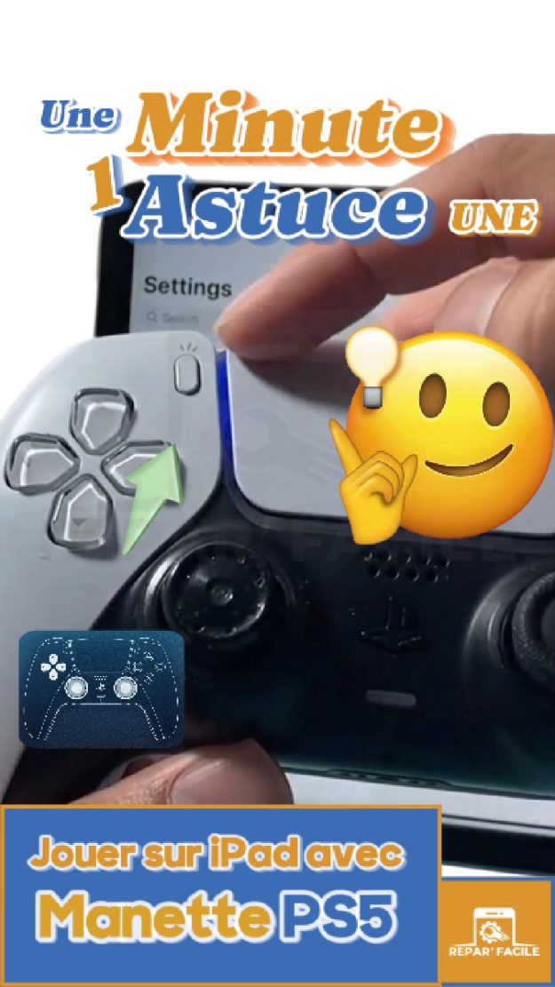 Comment connecter une manette PS5 à un iPad (avec ReparFacile)