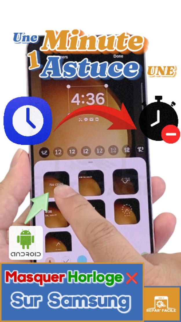 Comment enlever l’horloge de l’écran de verrouillage Samsung