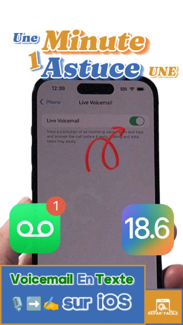 Comment activer la transcription de la messagerie vocale sur iPhone