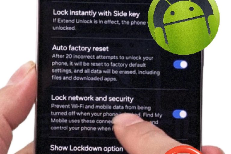 Bloquer les paramètres rapides sur écran verrouillé Samsung
