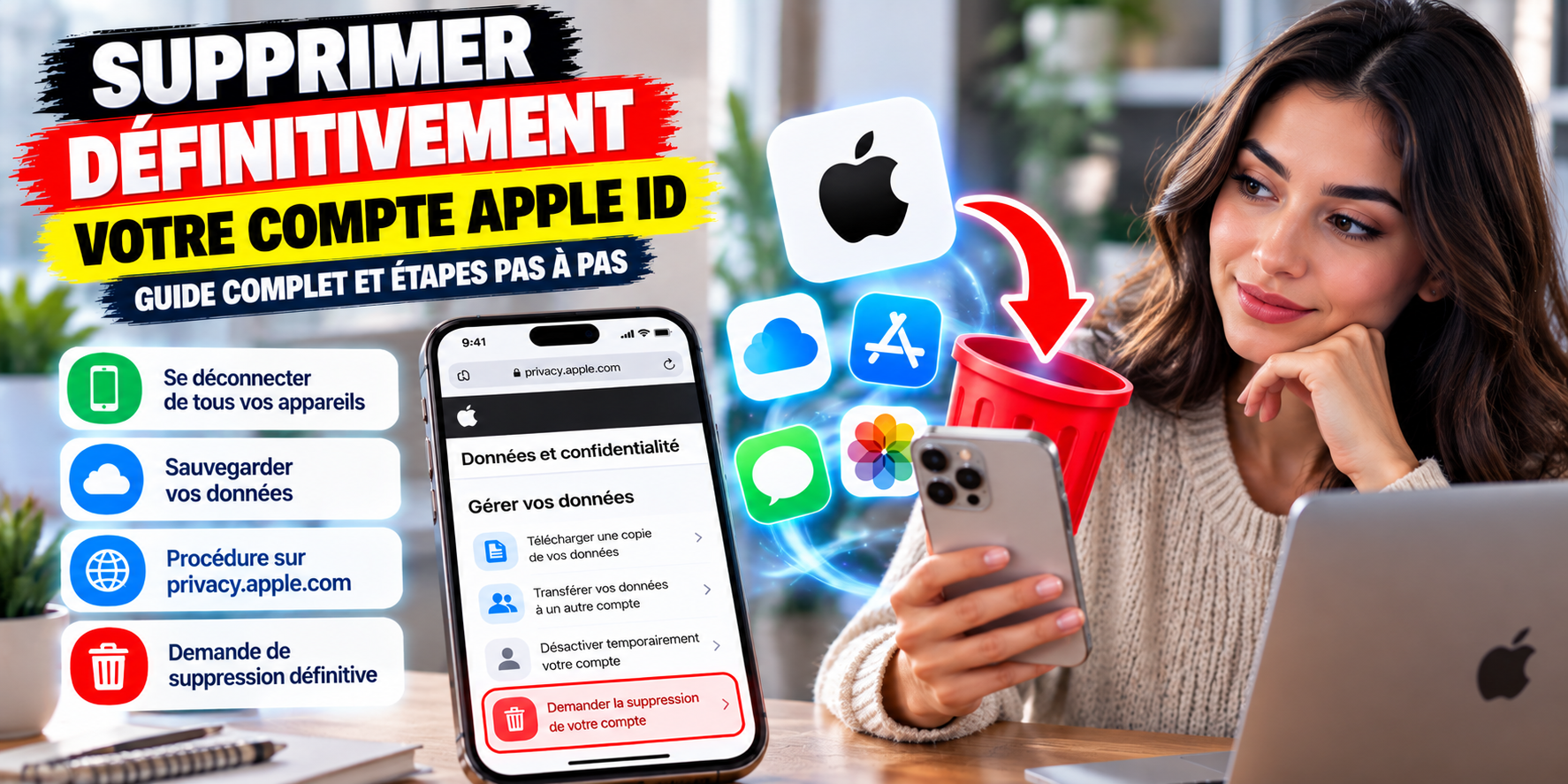 Comment supprimer définitivement votre compte Apple ID : guide complet