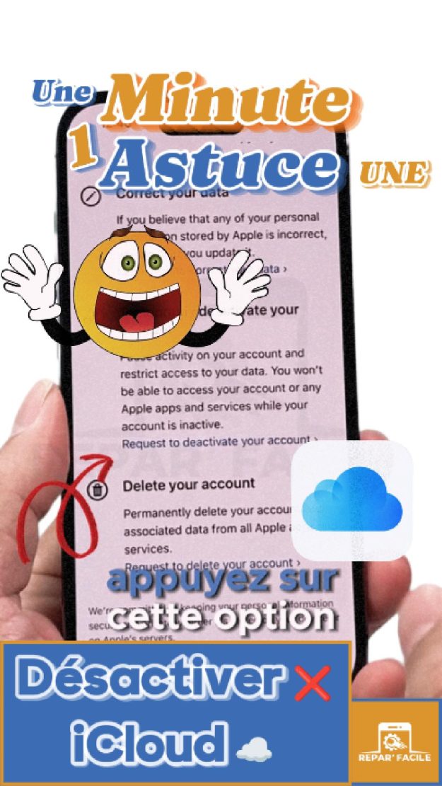 Comment désactiver temporairement votre compte iCloud