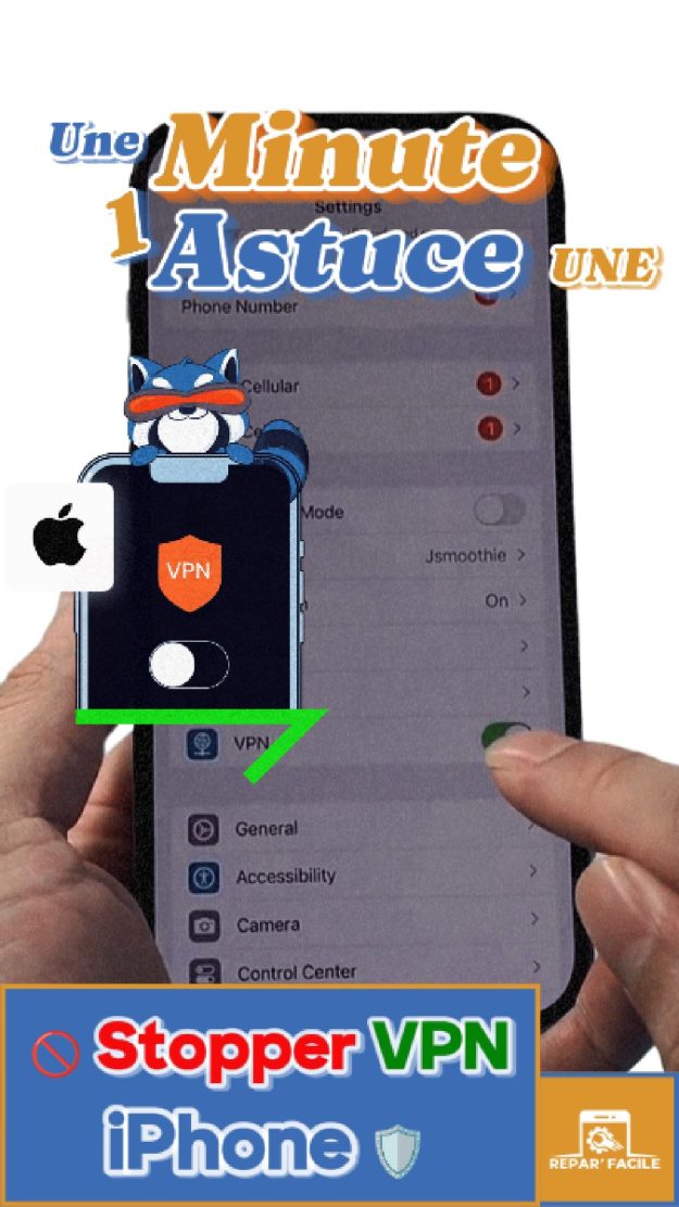Comment désactiver un VPN sur iPhone facilement