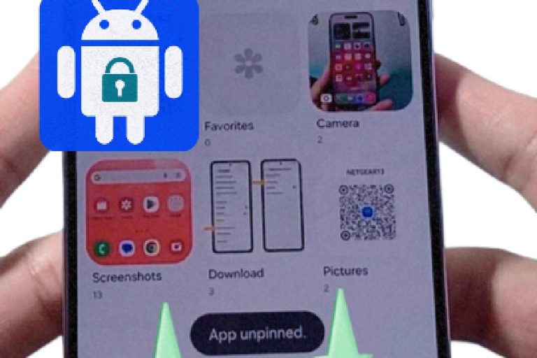 Verrouiller une application sur Android avec l’épinglage