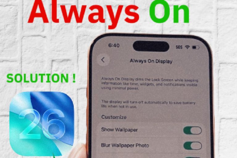 Always On Display iPhone 17 : Activer ou Désactiver cette Fonction