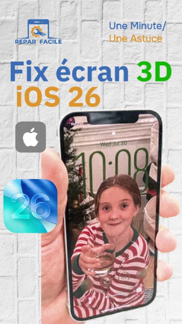 Animation 3D iPhone iOS 26 : Comment résoudre le problème qui ne fonctionne pas