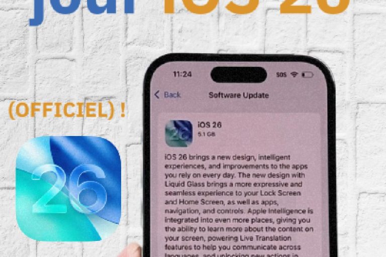 Mettre à jour son iPhone vers iOS 26 - Guide officiel