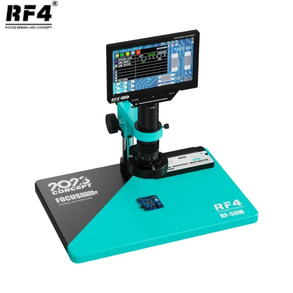 Microscope RF4 RF-50M HD 7" 1080p Zoom 7-50x Multimètre