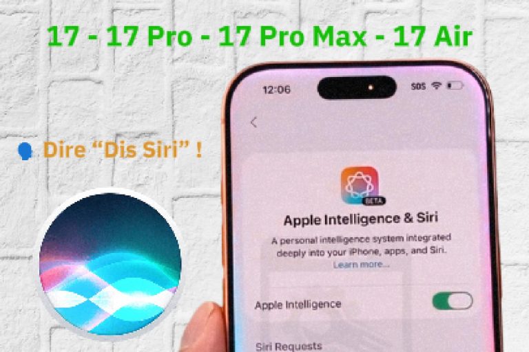 Activer Siri et Hey Siri sur iPhone 17 (iOS 26)