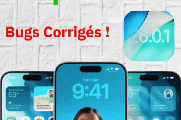 iOS 26.0.1 : Mise à jour importante iPhone 17 / 17 Pro
