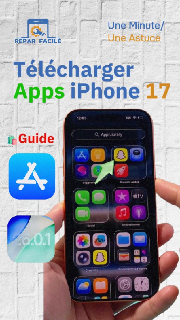 Télécharger et installer des applications sur iPhone 17