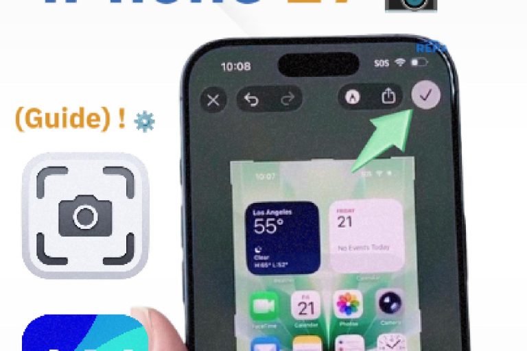 Comment faire une capture d’écran sur iPhone 17 (iOS 26)