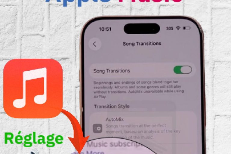 Comment Activer ou Désactiver le Crossfade Apple Music sur iPhone iOS 26